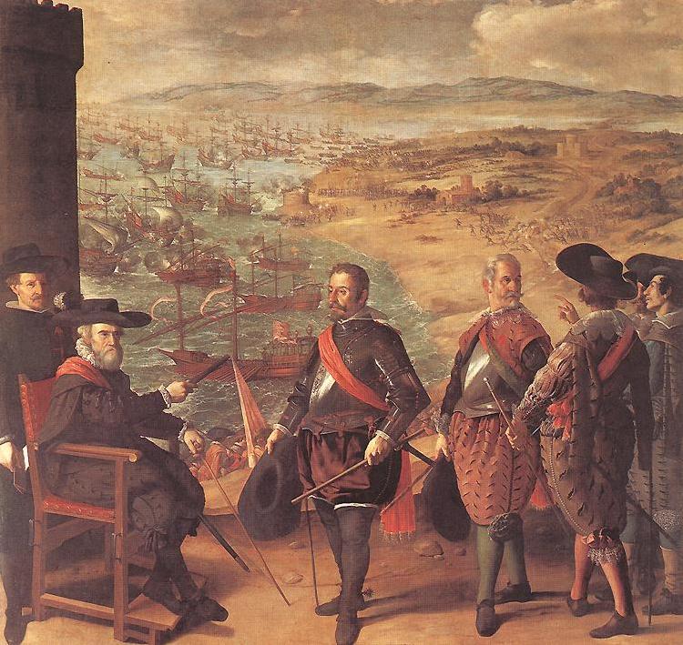 ZURBARAN  Francisco de Defence of Cadiz against the English China oil painting art